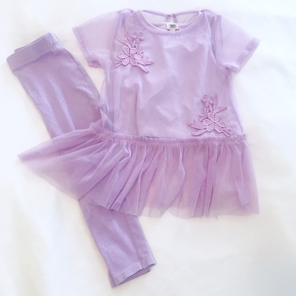 River Island Mini outfit  lavender lace